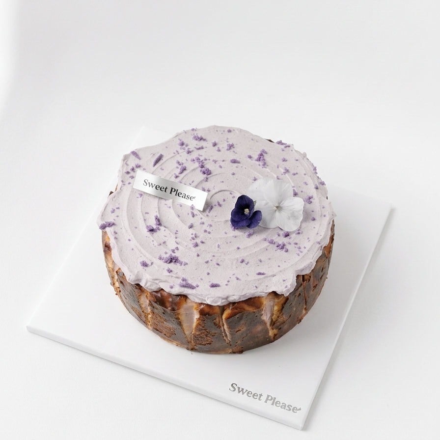 Taro Burnt Basque Cheesecake 6"芋泥紫米麻薯巴斯克