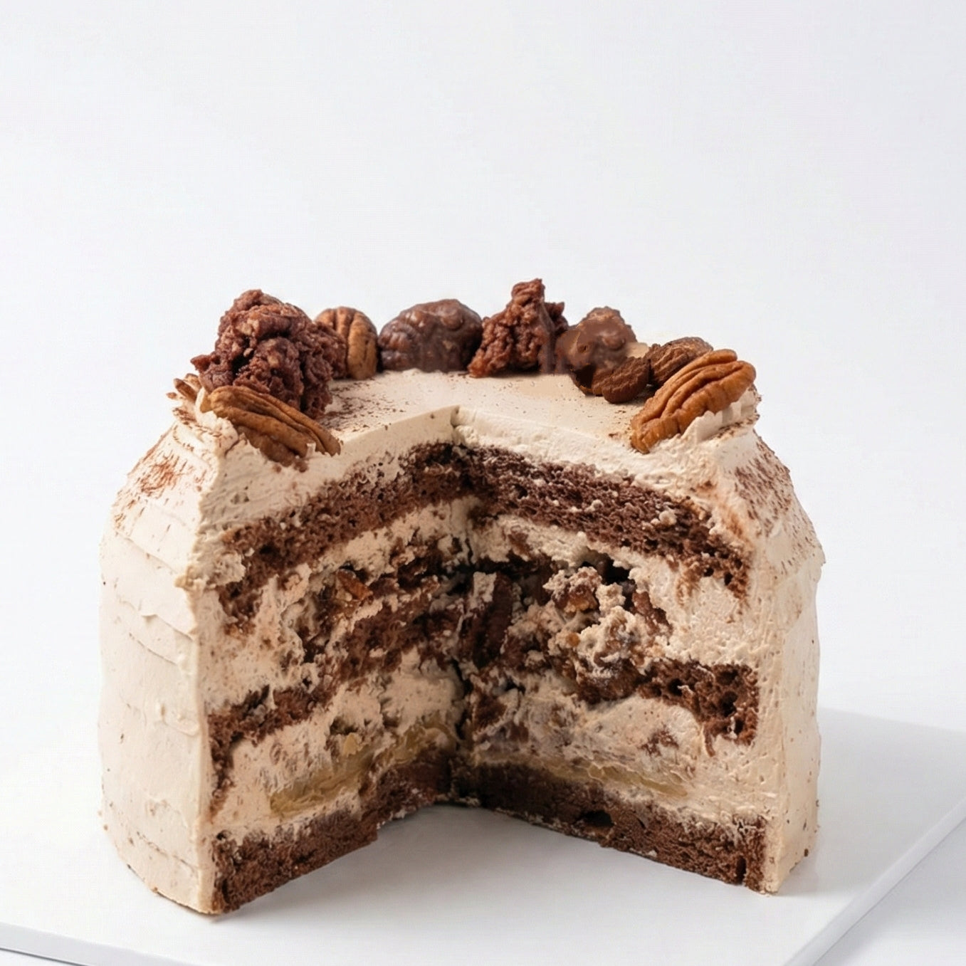 Chestnut-Pecan Cream Cake 栗子碧根果奶油蛋糕