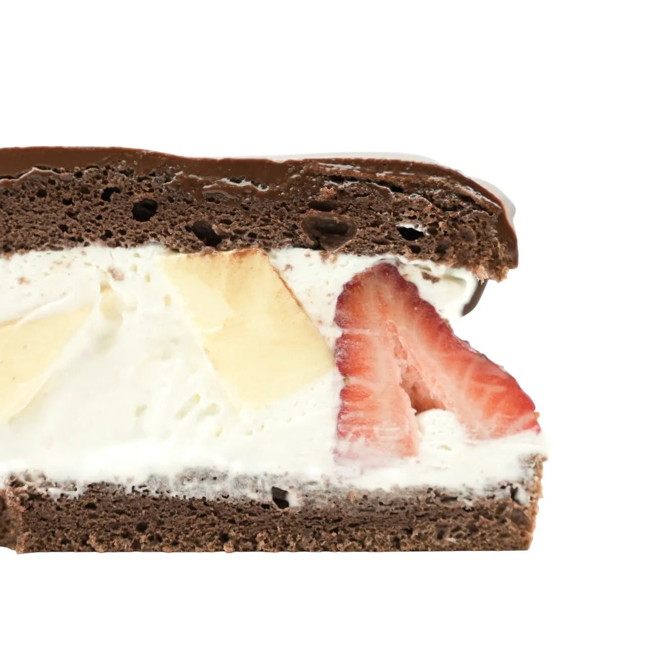 Choco-Strawberry Pudding Cream Cake 巧克力草莓布丁奶油蛋糕